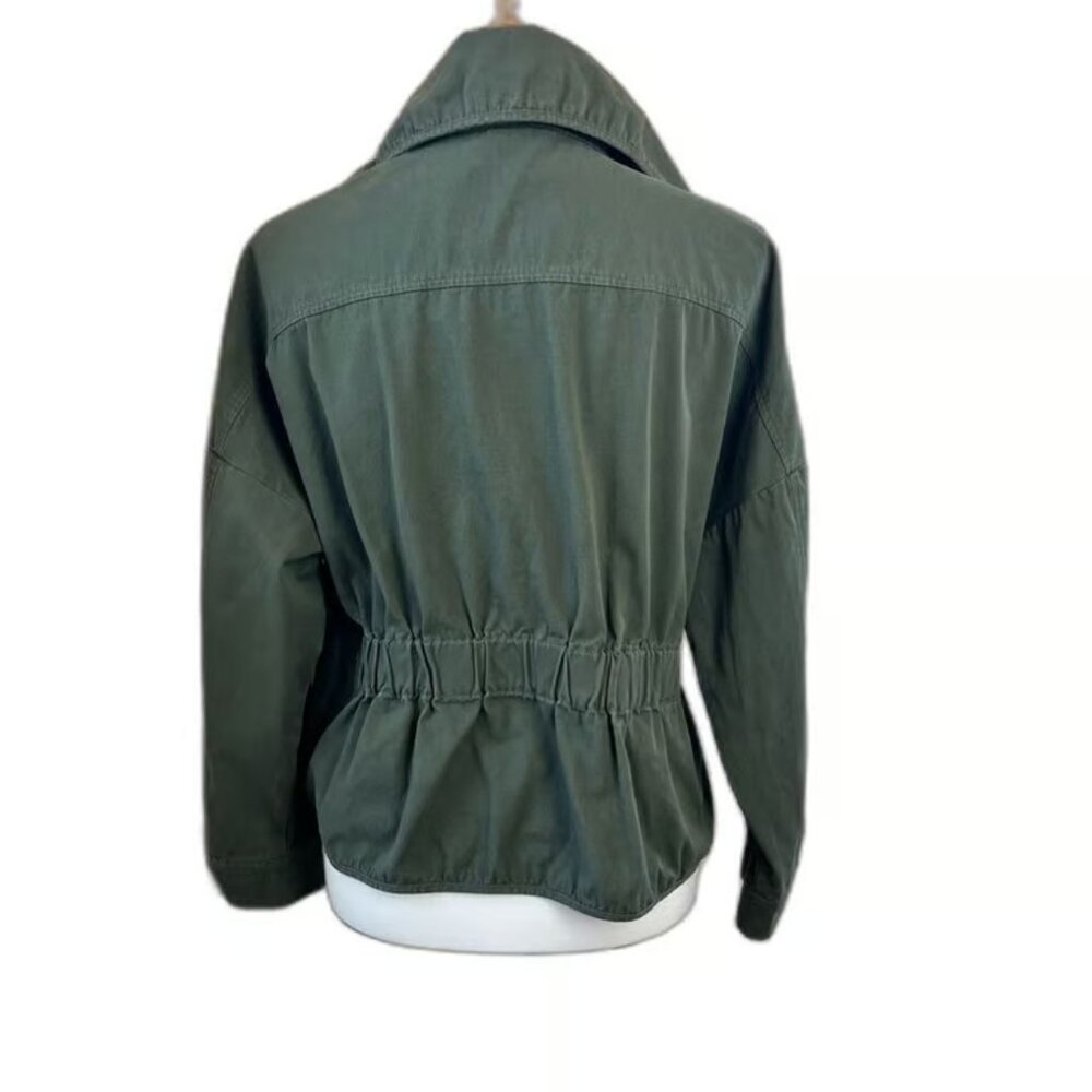 Who What Wear Army Utility Jacket | Size M | Military Chic Main Character Energy - Picture 2 of 3
